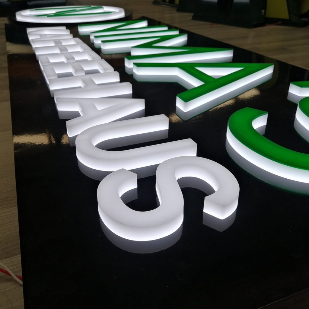 LED Deep Opal pleksi Valomainos